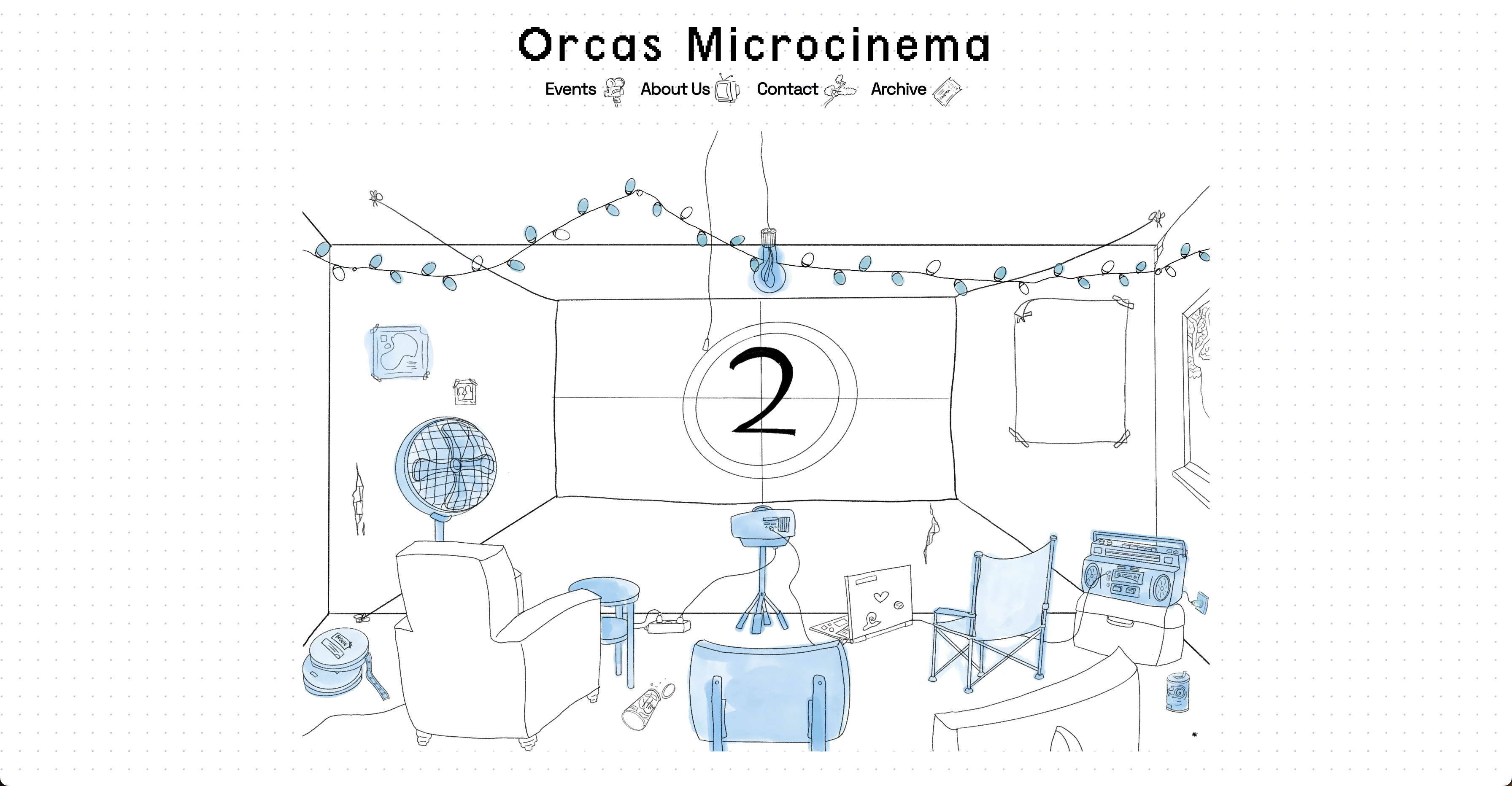 Orcas Microcinema homepage